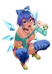  :o alternate_breast_size argyle argyle_legwear bangs bare_shoulders between_fingers between_legs blue_eyes blue_hair blue_legwear blue_nails blue_wings bow bracelet breasts cigarette cirno cleavage commentary_request earrings eyebrows_visible_through_hair fairy_wings fingernails full_body green_footwear gyaru hair_between_eyes hair_bow hand_between_legs hand_up high_heels ice ice_wings jewelry long_fingernails long_sleeves long_toenails looking_up medium_breasts micro_bikini_top microskirt mizuryuu_kei nail_polish necklace off-shoulder_shirt older open_mouth open_toe_shoes purple_skirt shiny shiny_skin shirt shoes short_hair simple_background skirt solo squatting tanned_cirno thighhighs toenail_polish toenails toes touhou white_background wings yellow_bikini_top 