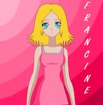  1girl american_dad! blonde_hair blue_eyes character_name francine_smith solo 