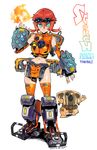  aqua_eyes bad_revision breasts commentary_request constricted_pupils fingerless_gloves fire full_body gauntlets gloves gun headgear kusada large_breasts looking_at_viewer md5_mismatch mecha_musume midriff navel orange_legwear personification red_hair resized scorch_(titanfall_2) scorch_prime short_hair solo standing thighhighs titanfall titanfall_2 tsurime upscaled weapon 