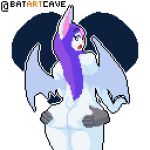  2d_animation animated anthro big_butt butt butt_grab chiropteran disembodied_hand girly grope hair hand_on_butt helmed_(character) long_hair looking_back male mammal massage pelao0o solo_focus thick_thighs 