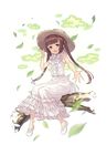  :d adjusting_clothes adjusting_hat arm_up beckoning bow bowtie brown_eyes brown_hair dress flower frilled_dress frills full_body hat hat_flower highres in_tree kisaragi_(princess_principal) leaf long_hair looking_at_viewer official_art open_hand open_mouth outstretched_hand princess_principal princess_principal_game_of_mission shoes sitting sitting_in_tree smile solo straw_hat transparent_background tree twintails white_bow white_dress white_footwear white_neckwear 