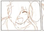  akazukin_chacha eyes_closed open_mouth rascal sketch 