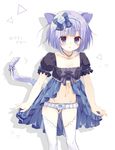  :&lt; animal_ears ass_visible_through_thighs bangs bell black_bow blue_bow blue_dress blue_eyes blue_flower blue_panties blue_rose blunt_bangs blush bob_cut bow bow_dress breasts cat_ears cat_tail cleavage closed_mouth collarbone commentary_request dot_nose dress dress_bow expressionless eyebrows_visible_through_hair eyes_visible_through_hair flower frilled_panties frilled_sleeves frills groin hairband highres jewelry jingle_bell kinokomushi lace lace-trimmed_bow lace-trimmed_thighhighs lavender_hair leaning_forward looking_at_viewer lowleg lowleg_panties midriff motion_lines navel necklace panties pearl puffy_short_sleeves puffy_sleeves raised_eyebrows ribbon rose short_hair short_sleeves silhouette simple_background skirt_hold small_breasts solo standing stomach tail tail_bell tail_ribbon thigh_gap thighhighs translated triangle underwear white_background white_legwear yellow_ribbon 