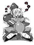  1boy 1girl ahegao alien breast_milk crap-man female happy_sex heart heart-shaped_pupils lactation metroid pregnant samus_aran tagme uncensored zebesian zero_suit 