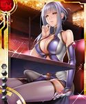  1girl amadare_natsume card_(medium) futanari sano_toshihide taimanin_asagi_battle_arena taimanin_asagi_battle_arena_all_card_gallery 