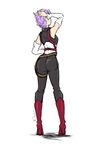  1girl ass croix_meridies little_witch_academia purple_hair solo tagme 