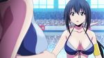  10s 2girls animated animated_gif audience bikini breasts cleavage kaminashi_nozomi kawai_hanabi keijo!!!!!!!! large_breasts multiple_girls 