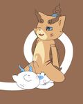 anal anthro balls brother brothers cat cowgirl_position cub feline ifgirl incest komasan komiger lying male male/male mammal on_top penis sex sibling size_difference small_dom_big_sub tiger uncut video_games yo-kai_watch young 