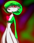  2017 2_fingers abstract_background ambiguous_gender biped blurred_background cheek_tuft creepy creepy_smile digital_drawing_(artwork) digital_media_(artwork) gardevoir girly green_body green_hair hair hi_res horn humanoid imayanoiko japanese looking_at_viewer mind_break nintendo not_furry nude open_mouth open_smile pok&eacute;mon pok&eacute;mon_(species) portrait pseudo_clothing red_eyes red_horn shadow short_hair slim small_waist smile solo standing stare three-quarter_portrait tuft two_tone_body video_games white_body wide_eyed 