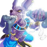  2017 abs anthro beerus cat clothed clothing cum cum_in_mouth cum_inside cum_on_face cumshot digital_drawing_(artwork) digital_media_(artwork) double_oral dragon_ball dragon_ball_super ear_piercing ejaculation erection feline fellatio fur gerkk group group_sex handjob hi_res jewelry kneeling male male/male mammal masturbation open_mouth oral orgasm penile_masturbation penis piercing purple_fur purple_nose sex simple_background solo_focus sphynx teeth tongue tongue_out vein veiny_penis white_background yellow_eyes 