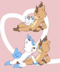  &lt;3 anthro brother brothers cat cub cute feline ifgirl incest kissing komane komasan komiger lion lying male male/male mammal paws shy sibling size_difference sleeping tiger video_games yo-kai_watch young 