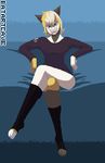  animated balls bottomless cat clothed clothing digital_media_(artwork) feline garble_(character) girly half_naked humanoid_penis legwear loop male mammal one_eye_closed pelao0o penis pixel_(artwork) pixel_animation seductive shirt socks solo stockings toeless_socks toes wink 