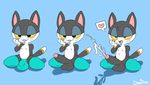  &lt;3 2017 :3 animal_crossing anthro balls big_balls big_bulge big_penis biped black_balls black_claws black_eyes black_penis blue_background blue_bottomwear blue_clothing blue_legwear bulge cat claws clothed clothing cum cumshot digital_drawing_(artwork) digital_media_(artwork) dongitos drooling ejaculation erection feline front_view full-length_portrait glans grey_body half-closed_eyes hand_on_face hands-free humanoid_penis legwear looking_pleasured male mammal mostly_nude motion_lines multicolored_body nintendo nipples open_mouth open_smile orgasm partially_retracted_foreskin penis pink_nipples portrait punchy_(animal_crossing) saliva sequence shadow shaking shivering simple_background sitting smile solo speech_bubble spread_legs spreading striped_body stripes sweat thigh_highs topless torogao uncut video_games wariza whiskers white_body yellow_body yellow_sclera yellow_stripes 
