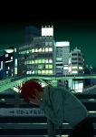  city city_lights covering_face despair hypnosis_mic kannonzaka_doppo night red_hair shirt 