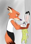  2017 anthro canine disney female fox fur gokhan16 judy_hopps lagomorph male mammal nick_wilde rabbit zootopia 