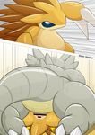  2017 anus blush duo erection faceless_female faceless_male female male male/female nintendo nude penetration penis pok&eacute;mon pok&eacute;mon_(species) pussy rhydon sandslash sex size_difference type vaginal vaginal_penetration video_games 