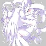  2017 3_fingers ambiguous_form ambiguous_gender biped blue_eyes blush claws curled_up digital_drawing_(artwork) digital_media_(artwork) embarrassed fangs feathers fetal_pose frown full-length_portrait grey_background head_tuft holding_leg japanese kemono legendary_pok&eacute;mon light_theme looking_away nintendo nude outline pok&eacute;mon pok&eacute;mon_(species) portrait reshiram sa_ba_can side_view simple_background solo star suspended_in_midair sweat sweatdrop tendrils video_games white_claws white_feathers winged_arms wings 