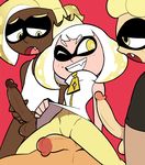  balls big_penis breasts cephalopod erection female huge_penis humanoid humanoid_penis inkling male marine miscon nintendo pearl_(splatoon) penis small_breasts smile splatoon squid video_games 