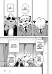  amanuma_shinichi blush canine classroom clothing comic dog english_text eyewear glasses japanese_text kemono kinoshita-jiroh mammal mekko_rarekko obese overweight school text translated uniform yamano_taishou 