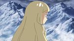  animated animated_gif blonde_hair green_eyes lillie_(pokemon) pokemon pokemon_(anime) pokemon_sm pokemon_sm_(anime) white_dress 