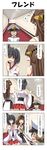  /\/\/\ 0_0 1boy 2girls 4koma arm_around_shoulder aura black_hair blank_eyes blush brown_eyes brown_hair brown_skirt closed_eyes comic commentary dark_aura detached_sleeves double_bun engrish epaulettes flying_sweatdrops hair_between_eyes hair_ornament hallway hand_on_another's_shoulder hat headgear highres index_finger_raised japanese_clothes kantai_collection kongou_(kantai_collection) little_boy_admiral_(kantai_collection) long_hair long_sleeves military military_hat military_uniform multiple_girls nontraditional_miko o_o open_mouth peaked_cap ranguage rappa_(rappaya) red_eyes red_skirt shaded_face short_hair sidelocks skirt smile speech_bubble stalking surprised sweatdrop thought_bubble translated uniform wide_sleeves yamashiro_(kantai_collection) 