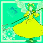  :| angel_wings aqua_background aqua_eyes blonde_hair buttons character_name choker closed_mouth copyright_name crossed_legs dress elona english eyebrows eyelashes feathered_wings feathers flat_chest flat_color floral_background flower full_body gem goddess green_footwear green_hair green_legwear green_neckwear green_ribbon hat head_wings high_contrast highres holding holding_spear holding_weapon juliet_sleeves jure_of_healing lace lace-trimmed_dress lace-trimmed_sleeves lace_trim long_hair long_sleeves looking_at_viewer multicolored_hair pantyhose polearm puffy_long_sleeves puffy_sleeves ribbon ribbon-trimmed_clothes ribbon-trimmed_footwear ribbon_choker ribbon_trim shadow shoes shunkichi sleeves_past_wrists solo spear text_focus turtleneck two-tone_hair watson_cross wavy_hair weapon white_wings wide_sleeves wings yellow_dress yellow_hat 