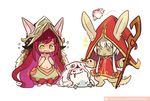  1other :o aa2233a absurdly_long_hair alternate_hair_color animal_ears blush_stickers cosplay costume_switch covering covering_chest ears_through_headwear flat_chest furry hat kog'maw league_of_legends long_hair lulu_(league_of_legends) made_in_abyss marker_(medium) mitty_(made_in_abyss) monster_girl nanachi_(made_in_abyss) navel pink_hair pix red_eyes staff standing traditional_media very_long_hair white_hair yellow_eyes yordle 