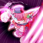  artist_request blue_eyes cat cat_busters fighting furry heterochromia open_mouth pink_eyes red_hair 