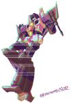  1boy 80s cannon decepticon full_body highres machine machinery mecha newsakisor no_humans oldschool red_eyes robot skywarp smile solo transformers weapon 