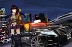  armored_vehicle assault_rifle black_gloves black_hair black_skirt blonde_hair building car city_lights commentary_request eyepatch girls_frontline gloves ground_vehicle gun headphones heterochromia highres holding holding_gun holding_weapon hood hooded_jacket jacket long_hair m16a1 m16a1_(girls_frontline) mercedes-benz military military_vehicle motor_vehicle multicolored_hair multiple_girls necktie night orange_eyes outdoors police_car pouch rifle ro635 ro635_(girls_frontline) serious skirt streaked_hair striped striped_legwear stryker sweater_vest thighhighs tianyu_jifeng train trigger_discipline vehicle weapon white_hair yellow_eyes zettai_ryouiki 