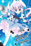  :o animal_hat blue_bow blue_eyes blue_footwear blue_skirt blue_vest blush bow bunny_hat commentary_request frilled_skirt frills glove_bow gloves gochuumon_wa_usagi_desu_ka? hair_ornament happy_birthday hat head_tilt holding holding_spoon holding_wand kafuu_chino long_hair looking_at_viewer magical_girl massala pantyhose parted_lips puffy_short_sleeves puffy_sleeves purple_hair shirt shoes short_sleeves single_wing skirt solo spoon standing standing_on_one_leg star tippy_(gochiusa) twintails very_long_hair vest wand white_gloves white_hat white_legwear white_shirt wings x_hair_ornament 