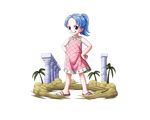  :q black_eyes blue_hair bodskih dress full_body hands_on_hips high_heels long_hair looking_at_viewer nefertari_vivi one_piece palm_tree pink_dress short_dress sleeveless sleeveless_dress solo standing tongue tongue_out transparent_background tree younger 