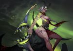  breasts burning_eye demon_hunter_(world_of_warcraft) downscaled galgoo highres horns large_breasts md5_mismatch pointy_ears resized solo warcraft world_of_warcraft 