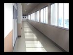  border commentary_request door hallway indoors kawamoto_ruka neon_lights no_humans photoshop_(medium) scenery school sunlight window 