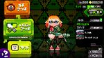  1girl animated animated_gif domino_mask english_text female green_eyes inkling nintendo orange_hair pixel_art pointy_ears short_hair smile solo splatoon suzi-hhh tentacle tentacle_hair text weapon 