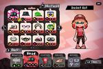  1girl animated animated_gif domino_mask english_text female glasses green_eyes hat headphones inkling nintendo orange_hair pixel_art pointy_ears short_hair smile solo splatoon suzi-hhh tentacle tentacle_hair text weapon 