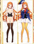  bottomless bra breasts corset dakimakura eiyuu_senki nipples oyari_ashito tenco thighhighs uniform 