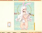  animal_ears ass bunny_ears eiyuu_senki erect_nipples garter oyari_ashito pasties tail tenco thong topless 