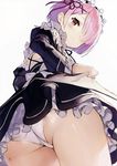  ass maid matsui_hiroaki pantsu ram_(re_zero) re_zero_kara_hajimeru_isekai_seikatsu screening 