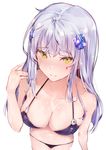  bikini cleavage girls_frontline hk416_(girls_frontline) hplay swimsuits wet 