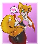  arnachy blush breasts butt clothed clothing cosplay dust:_an_elysian_tail female fidget looking_at_viewer mammal nimbat one_eye_closed rouge_the_bat solo sonic_(series) video_games wings wink 