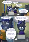  2017 anthro brother brother_and_sister canine clothed clothing comic female fur hair male mammal ratcha_(artist) rick_(ratcha) rina_(ratcha) sibling sister toony 