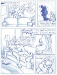  2009 anthro breasts canine clothed clothing comic dialogue duo english_text female flinters fox fur hair kandace_(sugarnutz) kangaroo lying male mammal marsupial nude on_back pouch_(anatomy) text undressing 