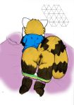  aggressive_retsuko ailurid anthro anus butt clothing female mammal pussy red_panda retsuko simple_background 