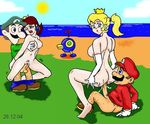  mario meme nintendo princess_daisy princess_peach weegee 