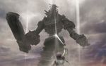  cloud colossus commentary epic fantasy gaius gameplay_mechanics monster orioto realistic shadow_of_the_colossus shiny size_difference spoilers sword video_game wander weapon 
