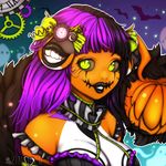  female food fruit ghost halloween holidays icon lilith monster pumpkin solo spirit steampunk zingiber 