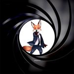  2017 anthro canine disney dogear218 fox fur james_bond male mammal nick_wilde solo unseen_character zootopia 