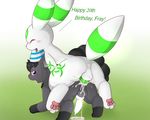  alternate_color anal anal_penetration animal_genitalia animal_penis balls birthday blush cum cum_in_ass cum_inside cum_on_balls cum_on_ground cum_while_penetrated duo eeveelution erection fangs feral feral_on_feral km-15 knot male male/male male_penetrating nintendo open_mouth orgasm penetration penis pok&eacute;mon pok&eacute;mon_(species) sex simple_background text tongue tongue_out toxic_umbreon umbreon video_games vulpix 