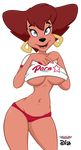 alpha_channel anthro big_breasts blue_eyes blush breasts canine clothed clothing disney diz ear_piercing english_text female goof_troop hair mammal mature_female mother parent peg_pete phillipthe2 piercing pose red_hair skimpy smile solo text tight_clothing under_boob voluptuous 